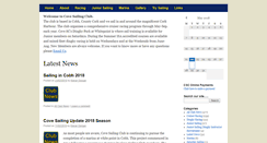 Desktop Screenshot of covesailingclub.ie